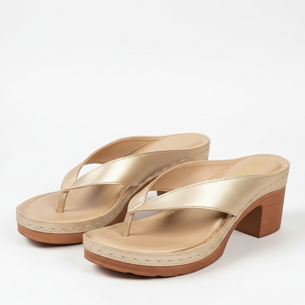 FALUVA Amara Chunky Heel Sandals