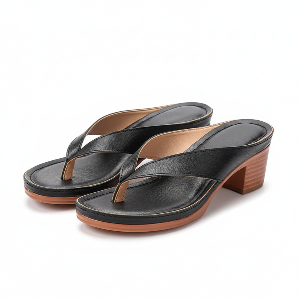 FALUVA Amara Chunky Heel Sandals