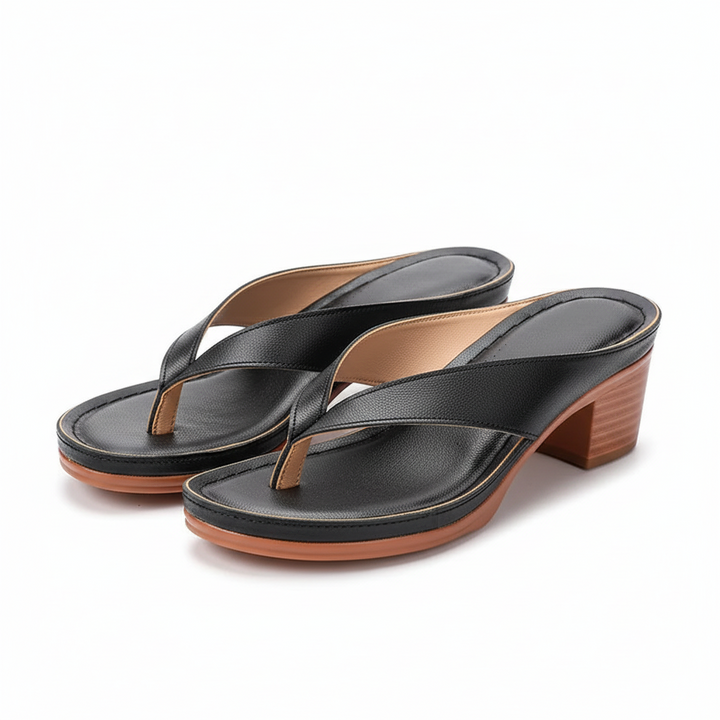 FALUVA Amara Chunky Heel Sandals