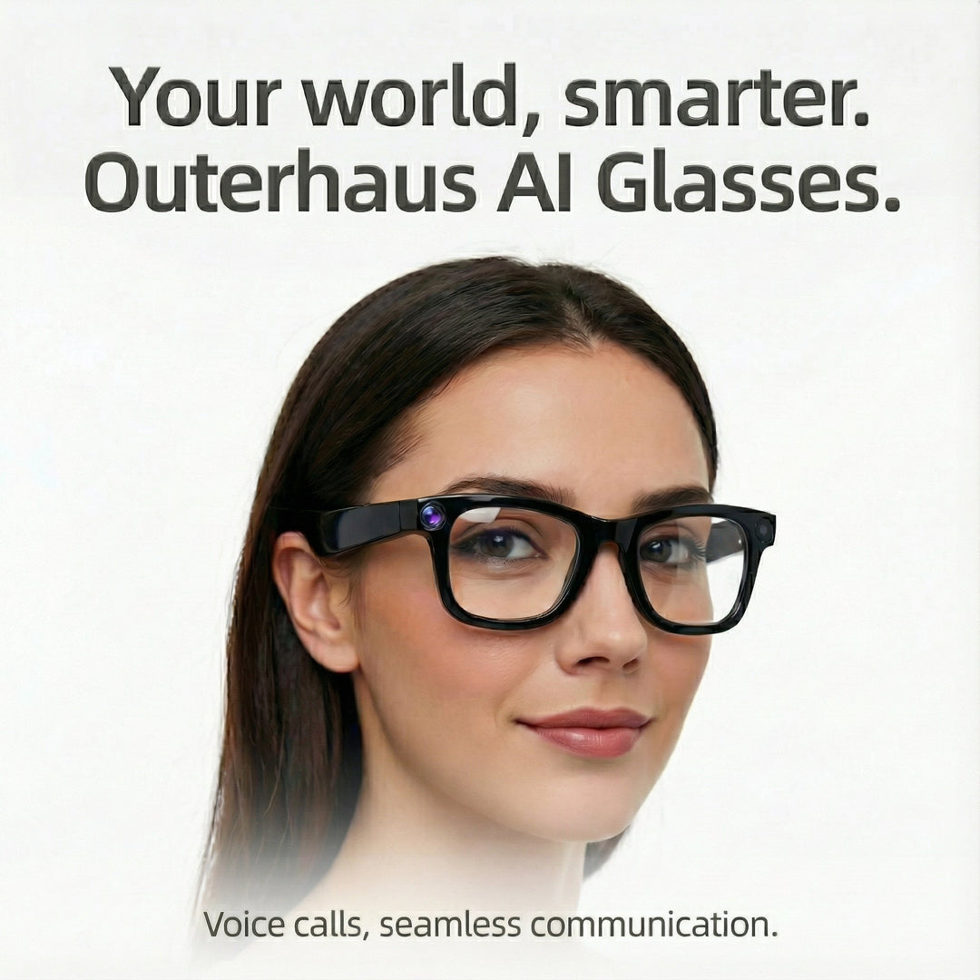 FALUVA Aura AI Glasses - Integrated 8MP Camera