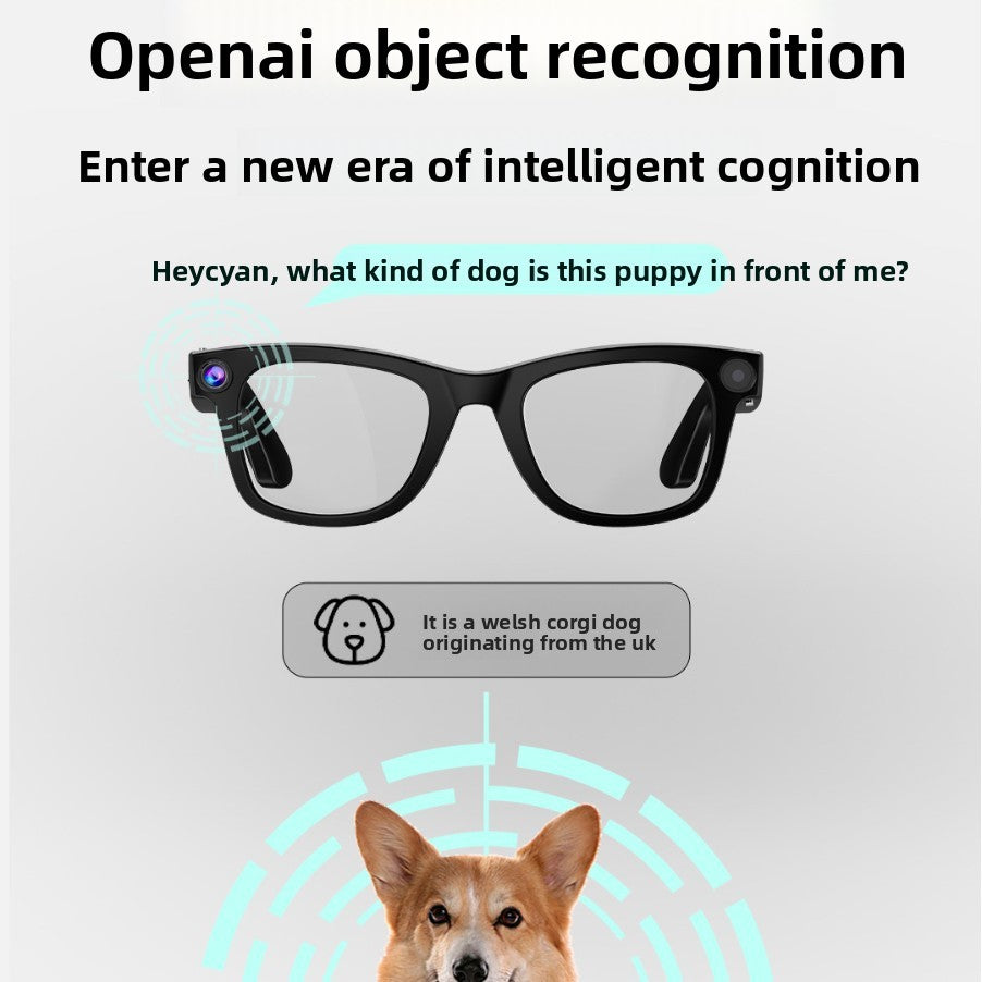 FALUVA Aura AI Glasses - Integrated 8MP Camera