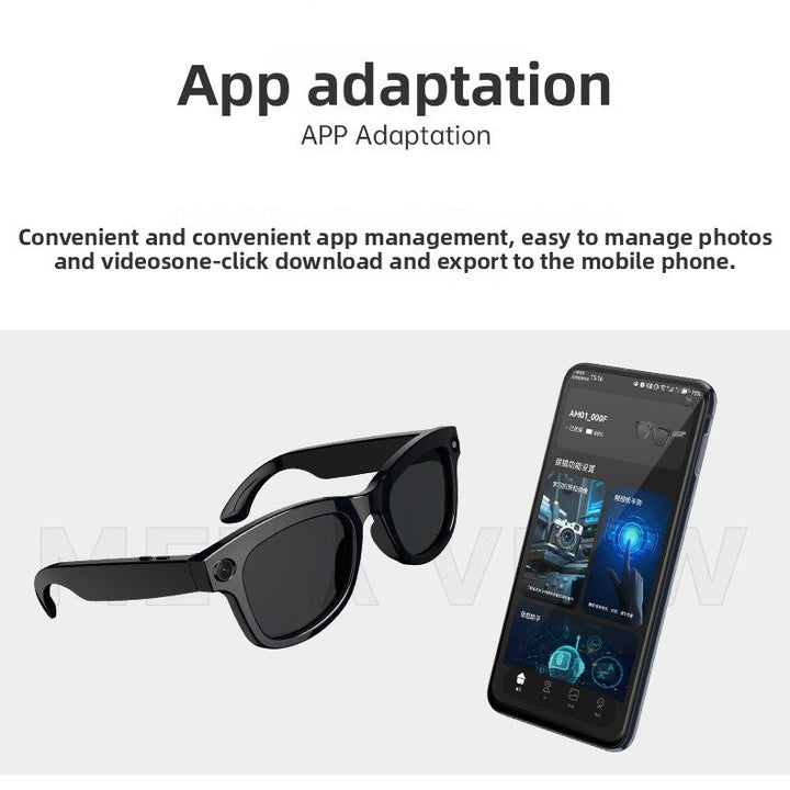 FALUVA Aura AI Glasses - Integrated 8MP Camera