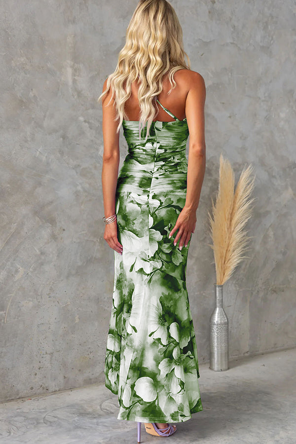 FALUVA Ayla One Shoulder Maxi Dress