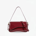 FALUVA Bianca Crossbody Bag Glossy Red