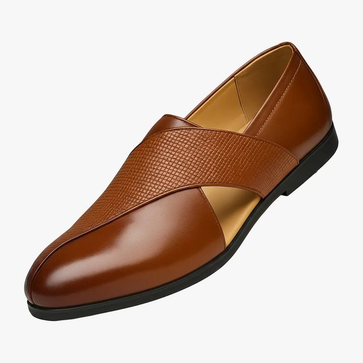FALUVA Conrad Leather Loafers