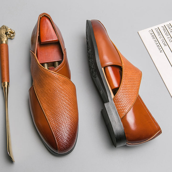 FALUVA Conrad Leather Loafers