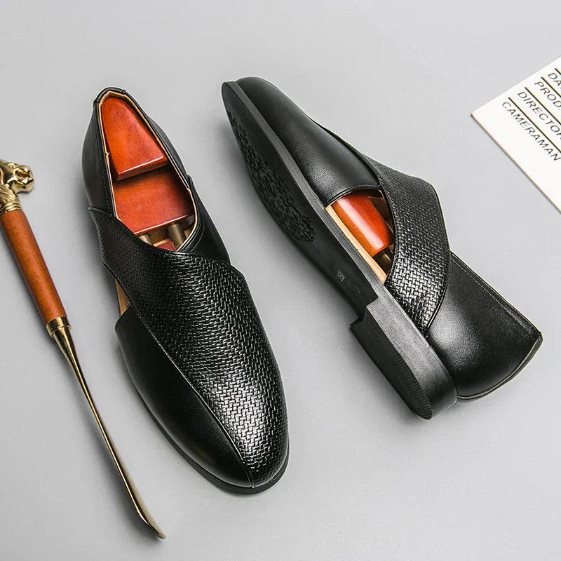 FALUVA Conrad Leather Loafers
