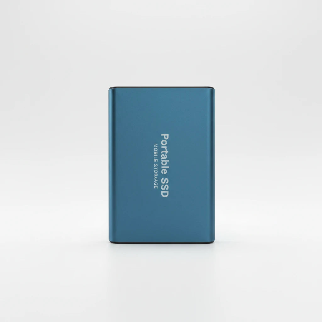 FALUVA DrivePro External SSD - 128TB High-Speed Portable SSD Blue