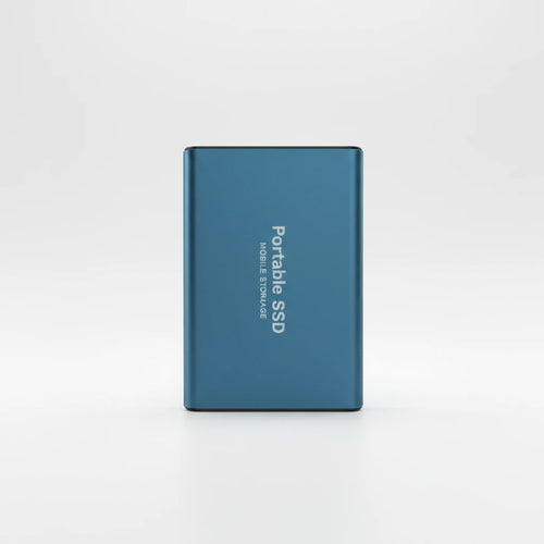 FALUVA DrivePro External SSD - 128TB High-Speed Portable SSD Blue