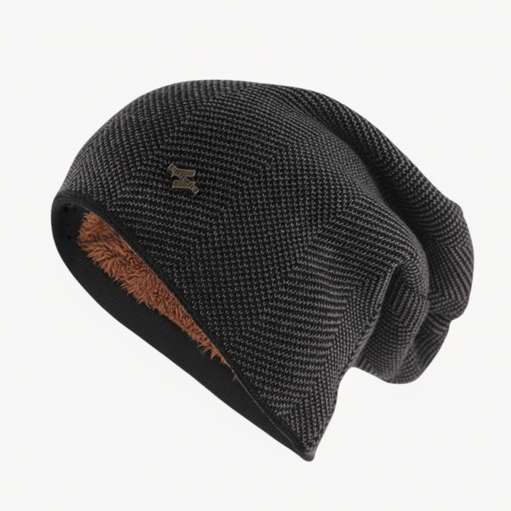 FALUVA Edison Wool Beanie Black