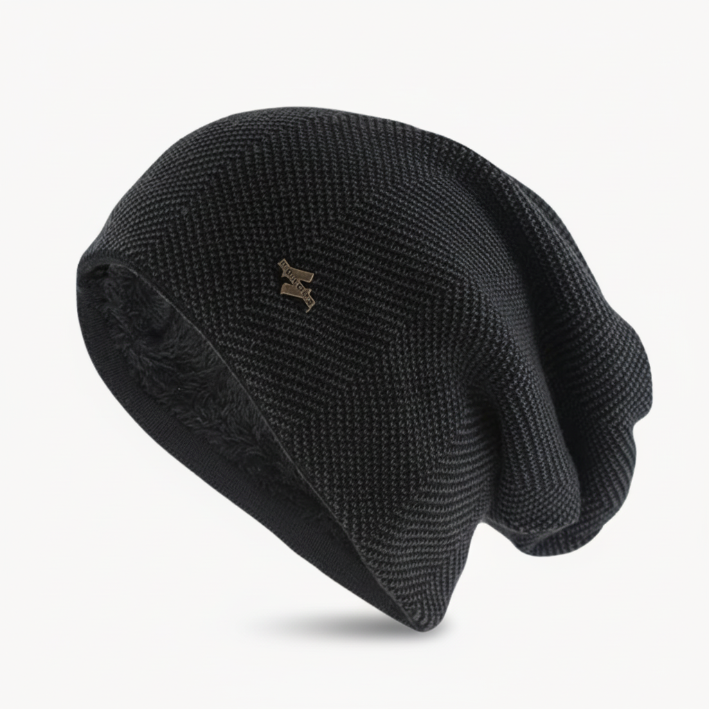 FALUVA Edison Wool Beanie Brown