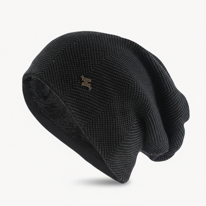 FALUVA Edison Wool Beanie Brown