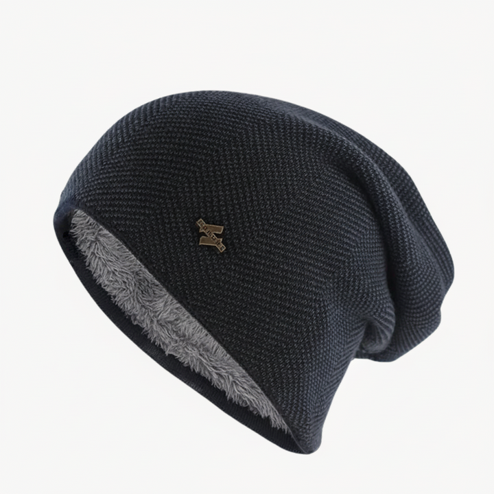 FALUVA Edison Wool Beanie Grey