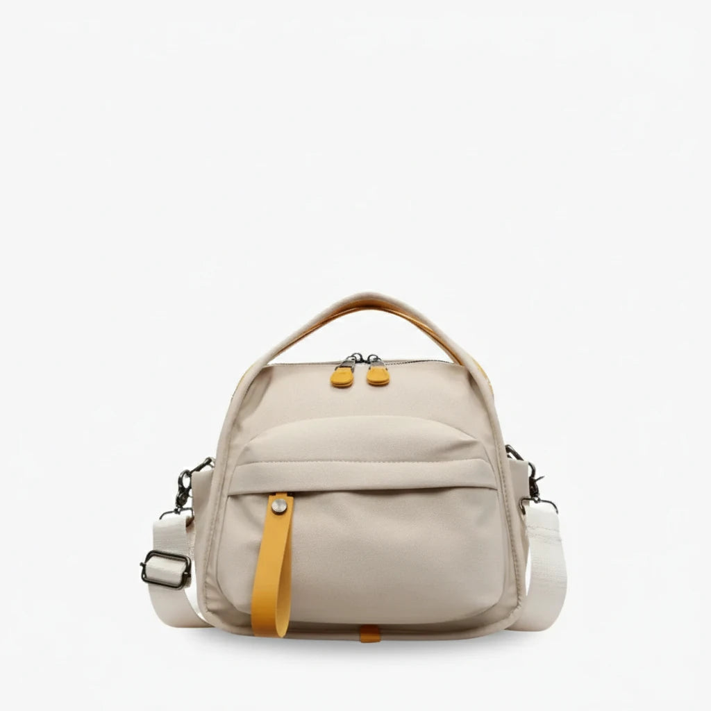 FALUVA Elena Crossbody Bag Beige