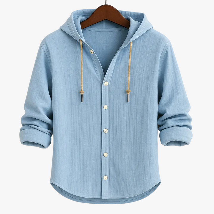 FALUVA Elias Hoodie Shirt Blue