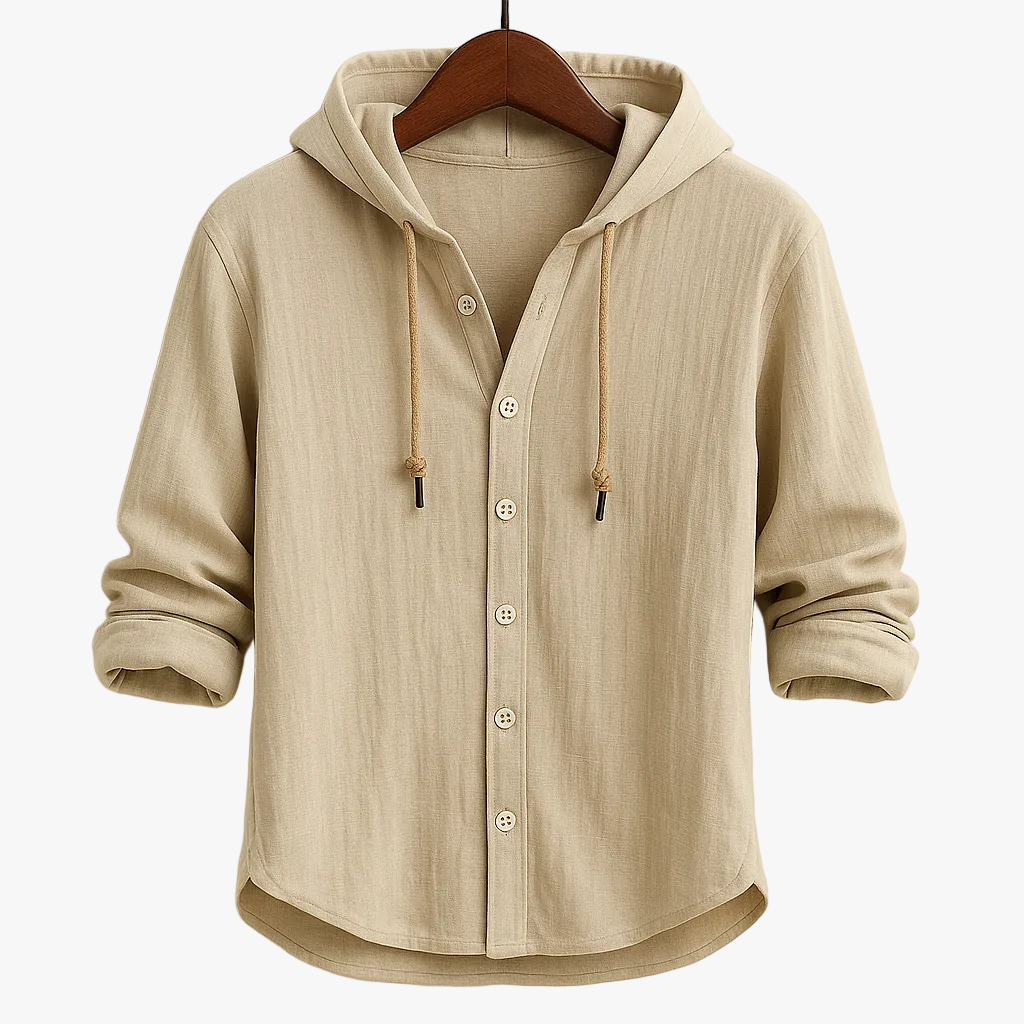 FALUVA Elias Hoodie Shirt Sand