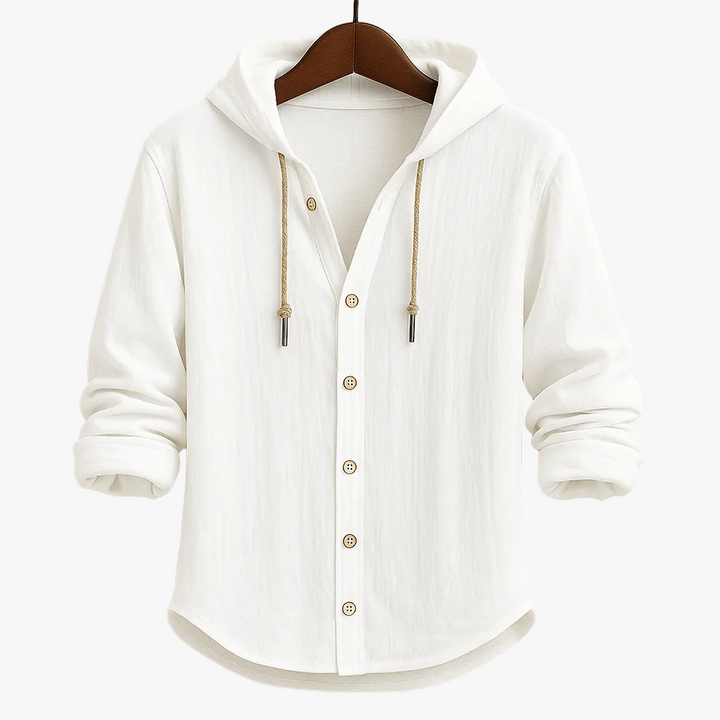FALUVA Elias Hoodie Shirt White