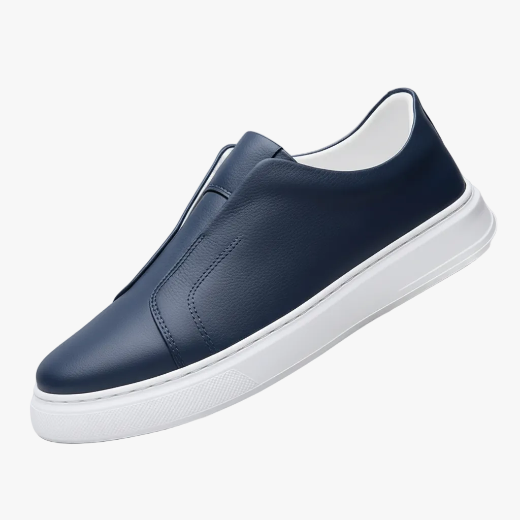 FALUVA Elias Sneakers - Vegan Leather Navy Blue