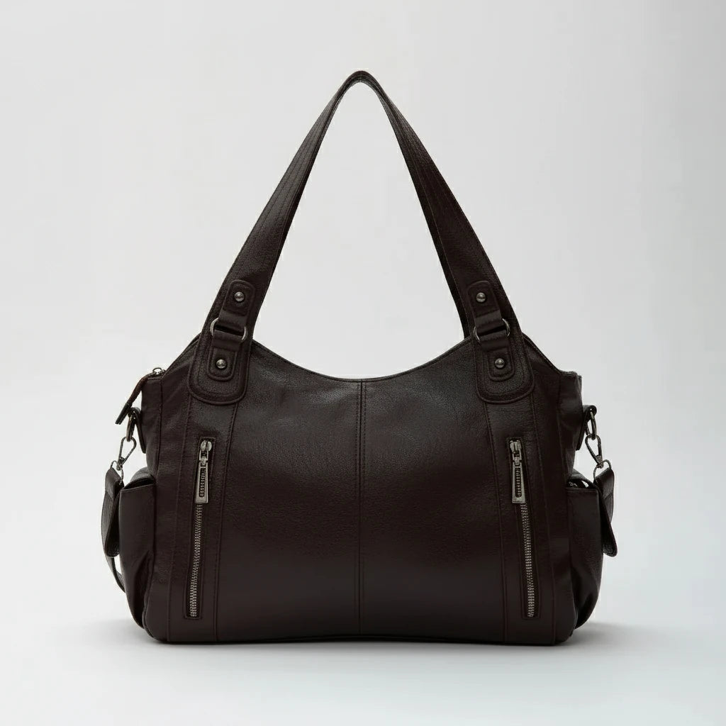 FALUVA Elise Crossbody Bag Chocolate