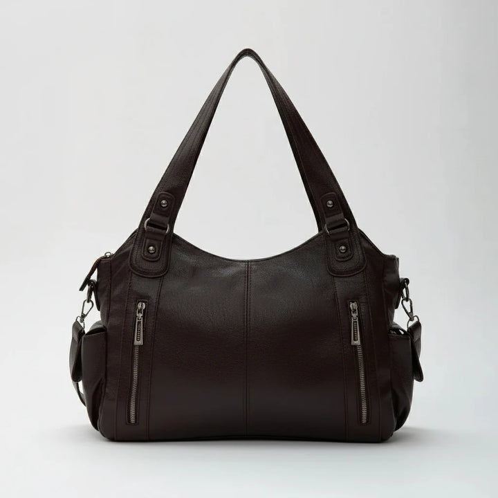 FALUVA Elise Crossbody Bag Chocolate