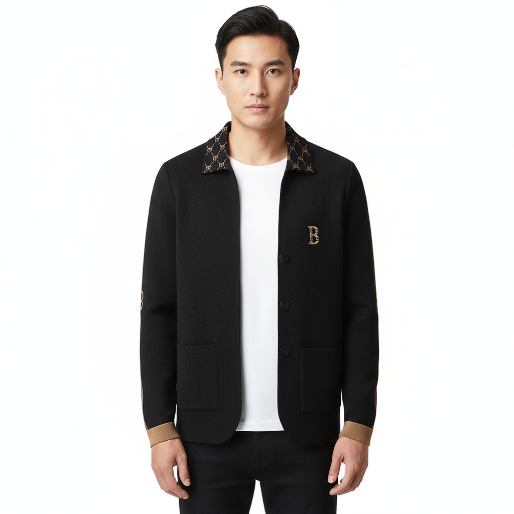 FALUVA Enzo Cashmere Cardigan Black