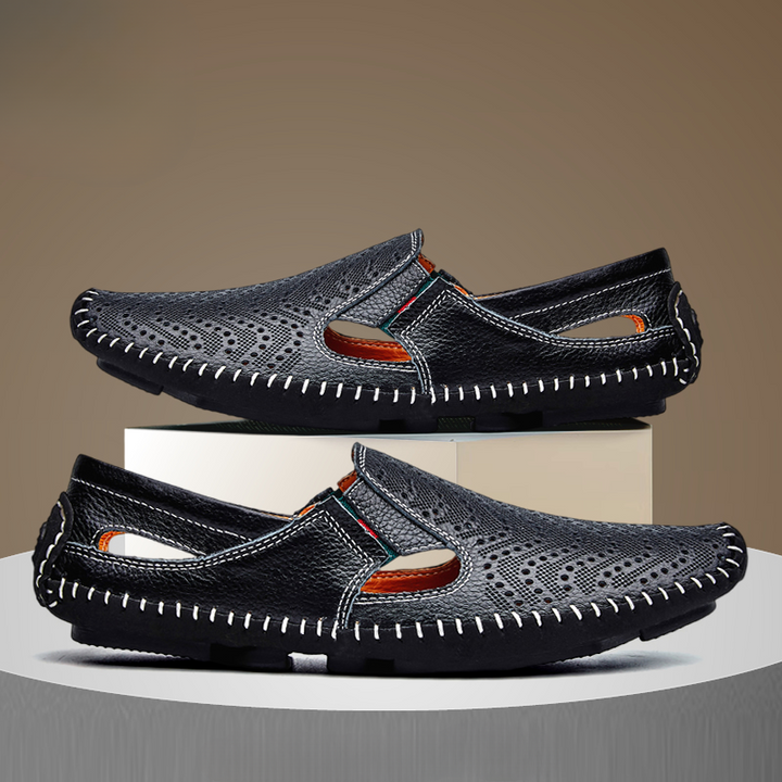 FALUVA Enzo Leather Sandals