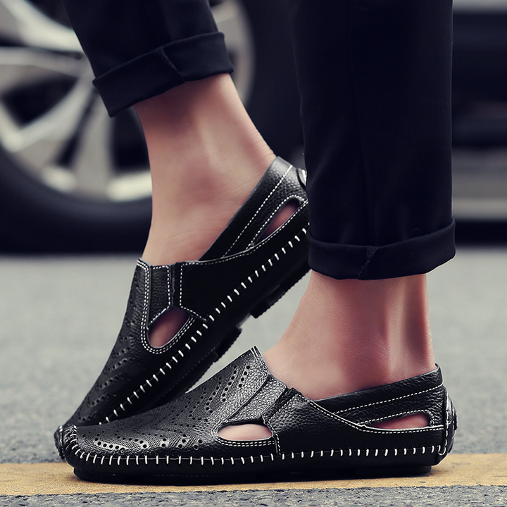 FALUVA Enzo Leather Sandals