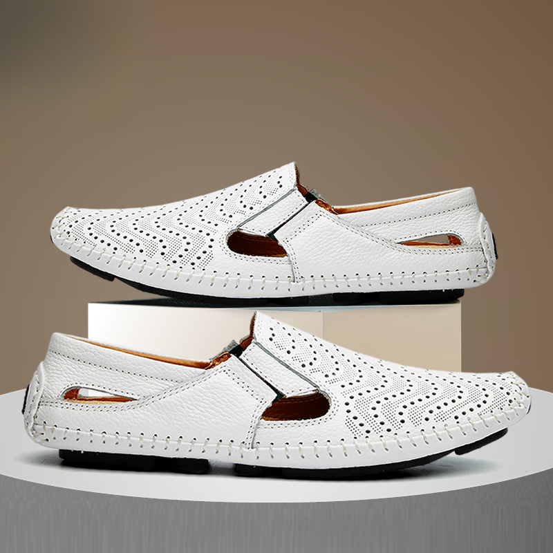 FALUVA Enzo Leather Sandals