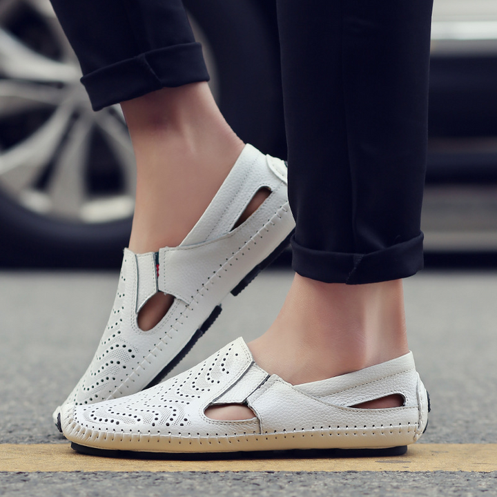 FALUVA Enzo Leather Sandals