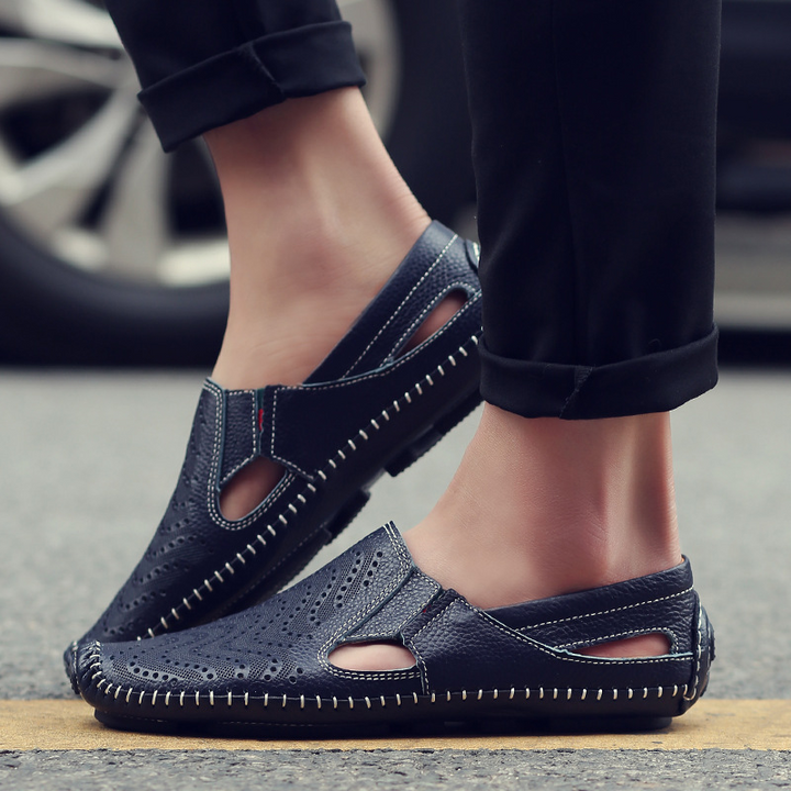 FALUVA Enzo Leather Sandals