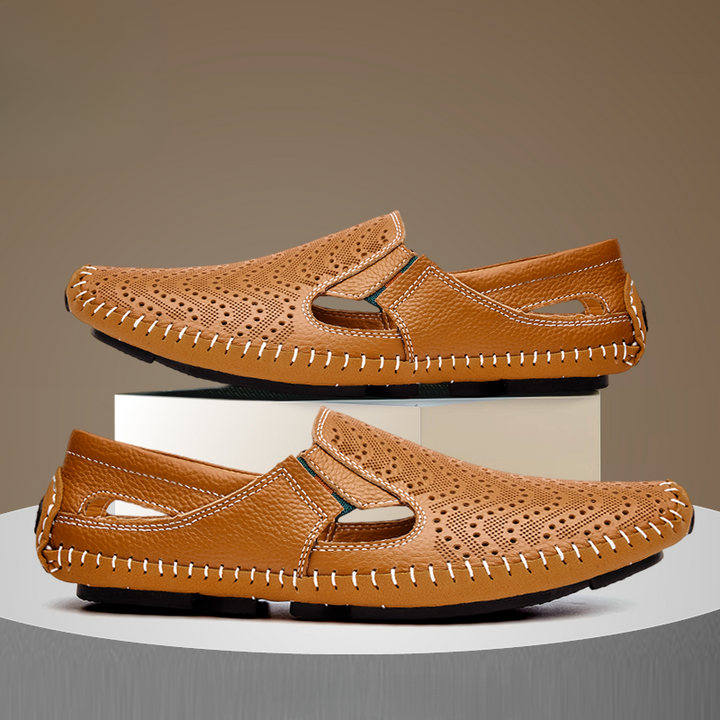 FALUVA Enzo Leather Sandals