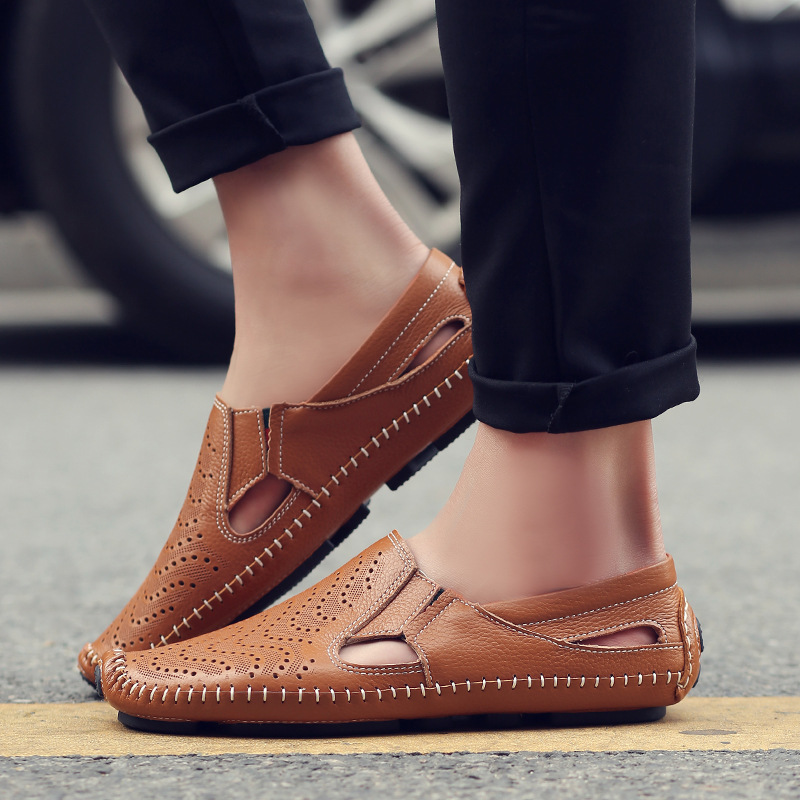 FALUVA Enzo Leather Sandals