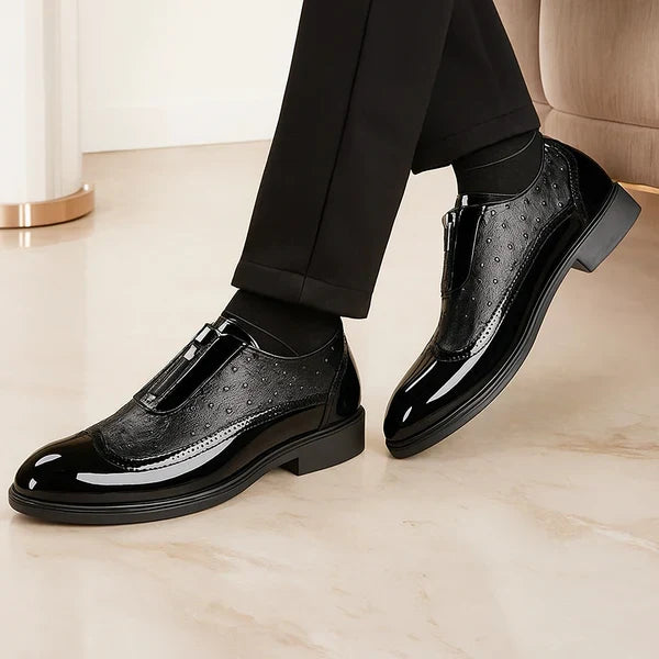 FALUVA Felix Oxford Shoes - Ostrich Leather