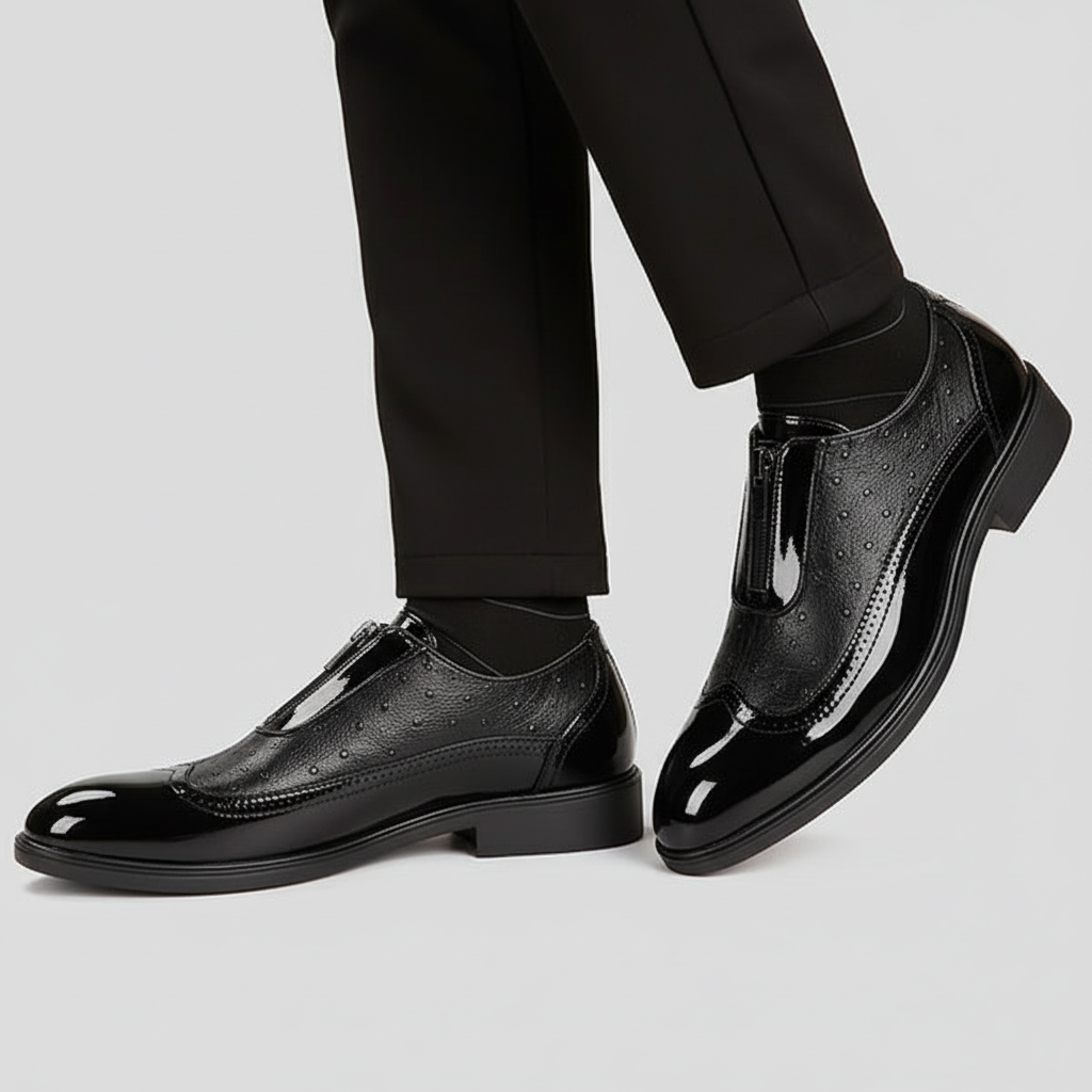 FALUVA Felix Oxford Shoes - Ostrich Leather