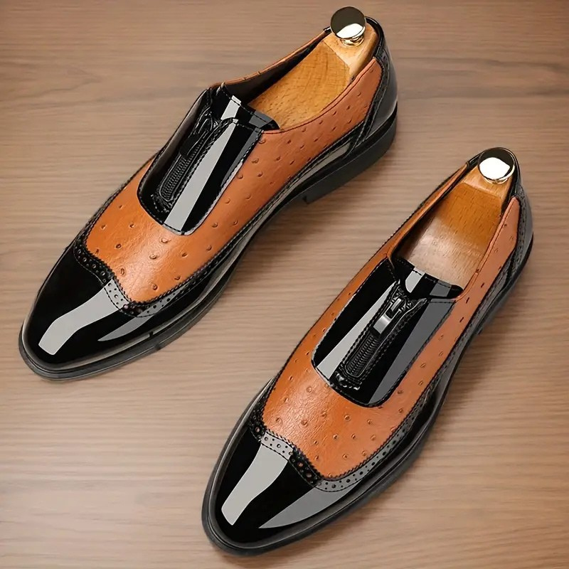 FALUVA Felix Oxford Shoes - Ostrich Leather
