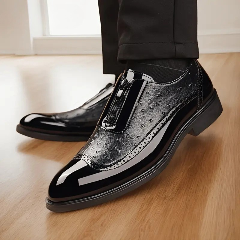 FALUVA Felix Oxford Shoes - Ostrich Leather