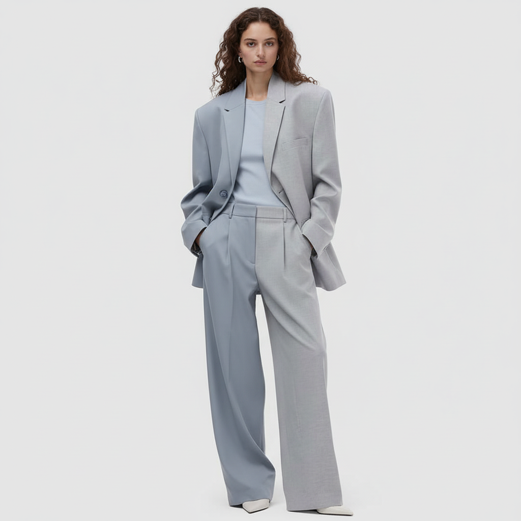 FALUVA Giy Blazer and Pants Set Blue