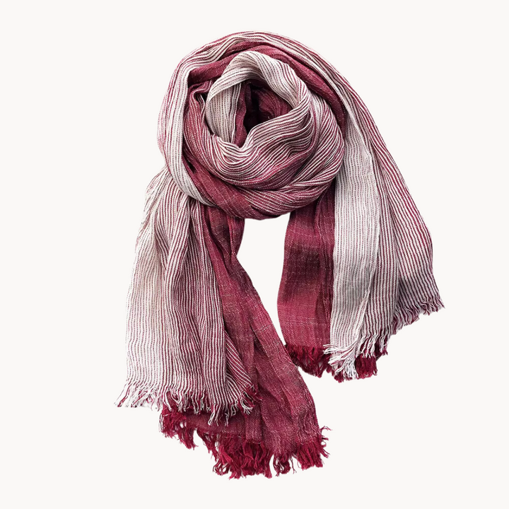 FALUVA Hubert Scarf - Cannes Harbor Striped Design