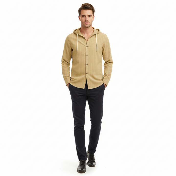 FALUVA Julian Hoodie Shirt Sand
