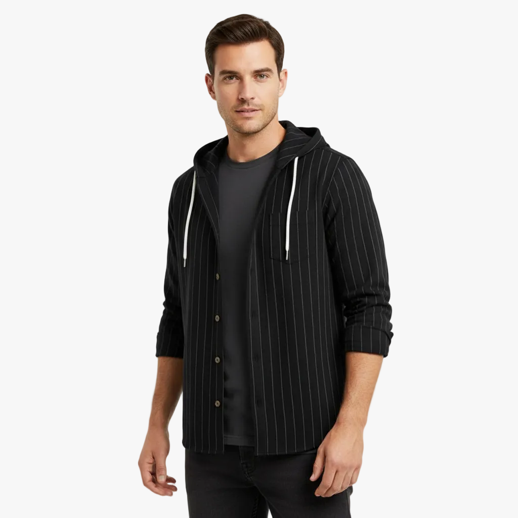FALUVA Julian Hoodie Shirt Black