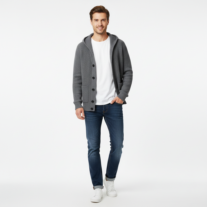 FALUVA Julian Premium Cardiganal Gray