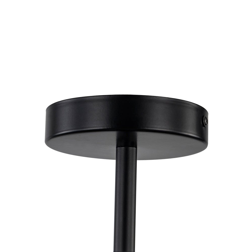 FALUVA Luca Carved Crystal Drum Semi Flush Mount