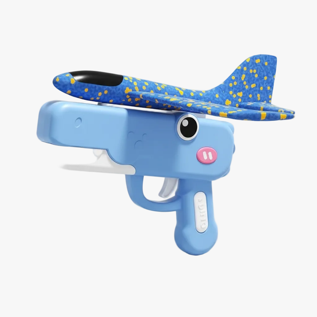 FALUVA Lumi Dino Glider Launcher Toy Blue