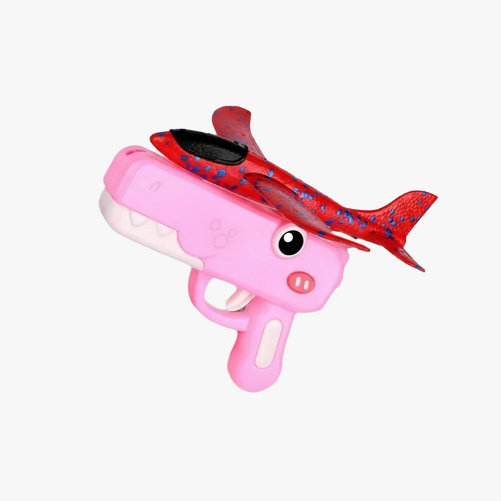 FALUVA Lumi Dino Glider Launcher Toy Pink
