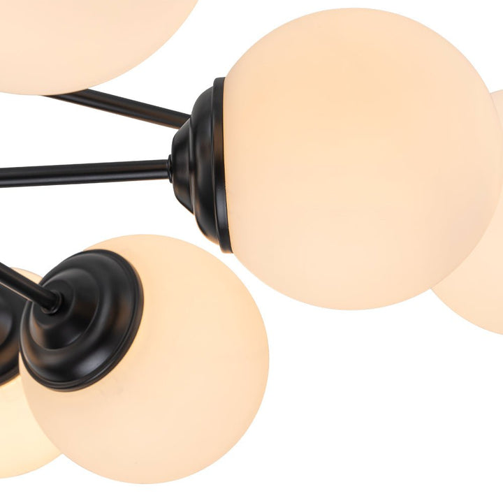 FALUVA Lumi Glass Globe Chandelier - Mid-Century Modern
