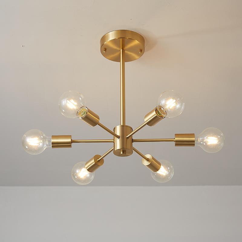 FALUVA Luxo 6-Light Sputnik Chandelier