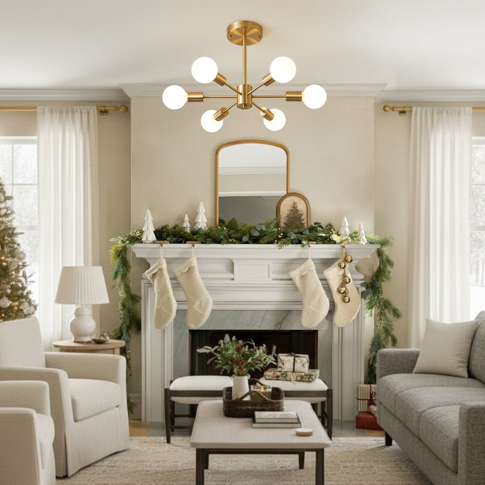 FALUVA Luxo 6-Light Sputnik Chandelier