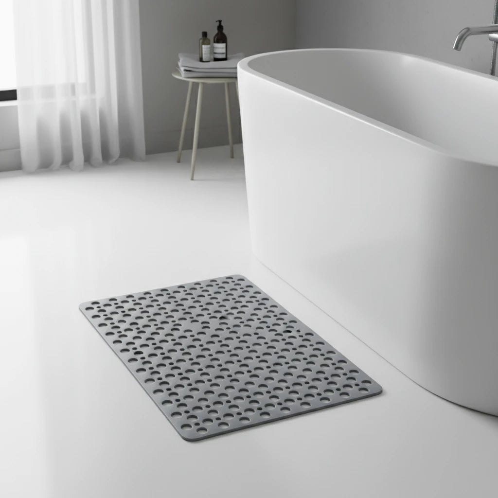 FALUVA Luxury Non-Slip Shower Mat with Hygienic Protection