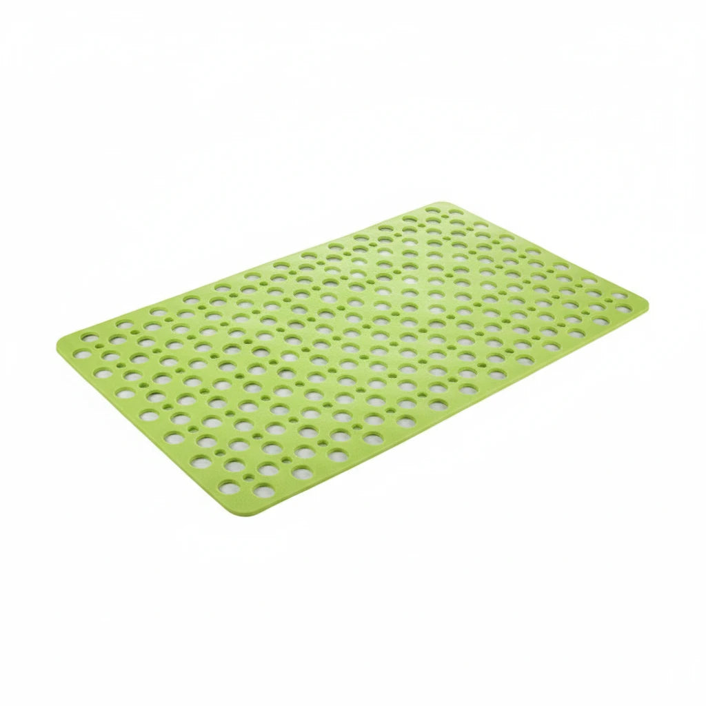 FALUVA Luxury Non-Slip Shower Mat with Hygienic Protection Green