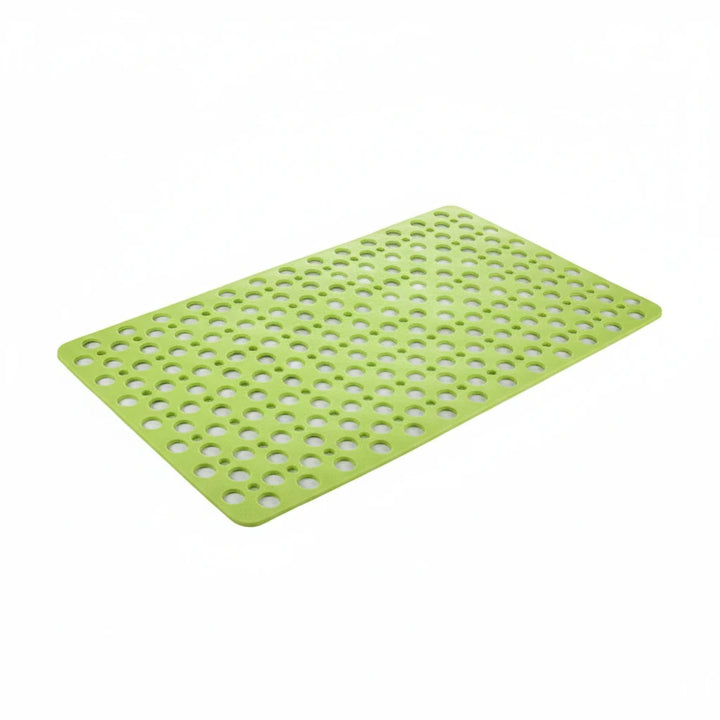 FALUVA Luxury Non-Slip Shower Mat with Hygienic Protection Green